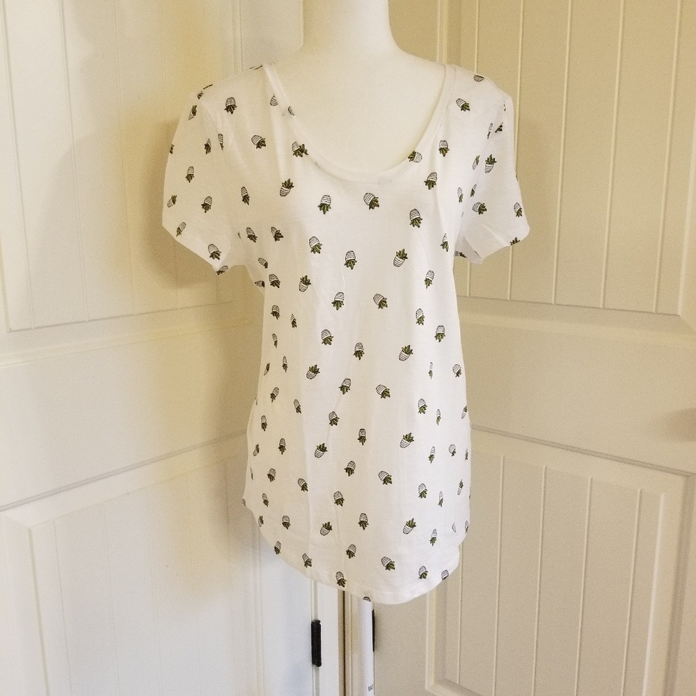 Loft NWT Cactus Vintage Soft Tee "L"   